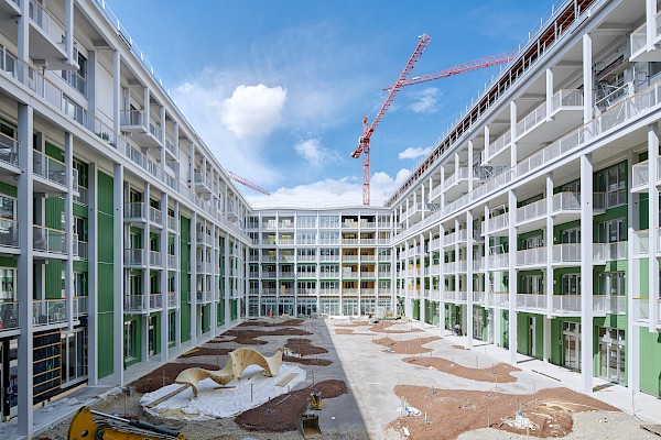 Neubau Siedlung "EinViertel" in Winterthur